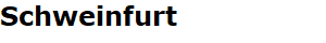Schweinfurt